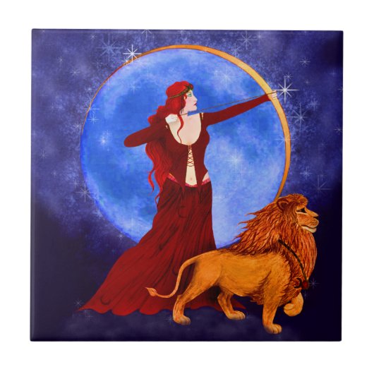 タロットカード強度セラミックタイル タイル (正面)