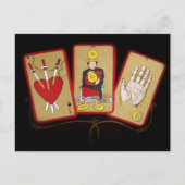 タロットカード招待状カード ポストカード (正面)