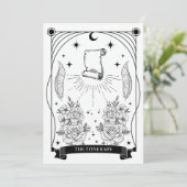 タロットカード独身最後の夜の行程 招待状 (スタンド正面)