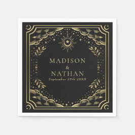 タロットカード結婚ゴシック スタンダードカクテルナプキン