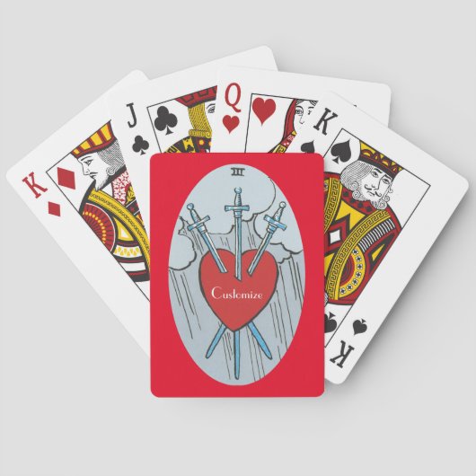 タロットカード3剣サンダー_コーブ トランプ (裏面)