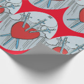 タロットカード3剣サンダー_コーブ ラッピングペーパー (角)