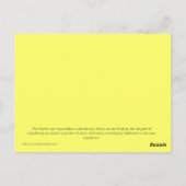 タロットカード – ザワールド ポストカード (裏面)