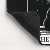 タロットカード ビンテージ 三日月 黒猫 母 猫 マウスパッド (コーナー)