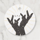 タロットカード | ブライズシャワー | ウェディング | ニュートラル フェイバータグ (正面)