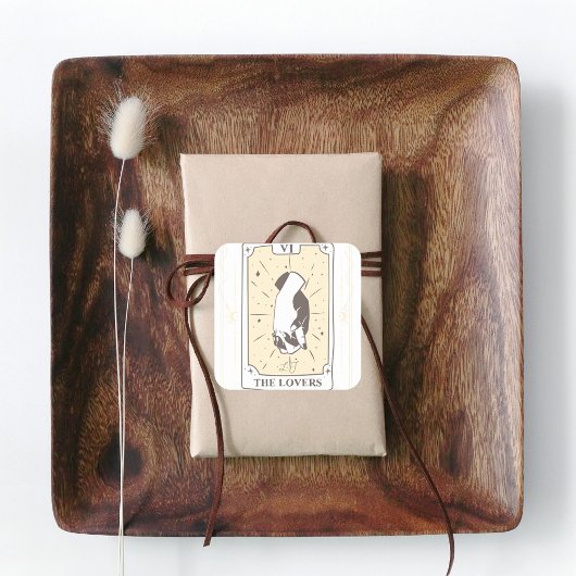 タロットカード | ブライズシャワー | 結婚式 | ニュートラル スクエアシール