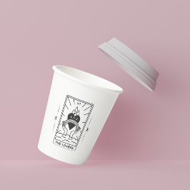 タロットカード |ブライダルシャワー | 結婚s |タロットB+W 紙コップ