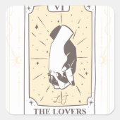 タロットカード |ブライダルシャワー | 結婚s |中性線 スクエアシール (正面)
