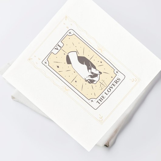 タロットカード |ブライダルシャワー | 結婚s |中性線 スタンダードカクテルナプキン