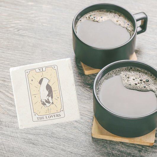 タロットカード |ブライダルシャワー | 結婚s |中性線 ストーンコースター