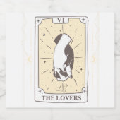 タロットカード |ブライダルシャワー | 結婚s |中性線 ビールラベル (シングルラベル)