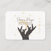 タロットカード |ブライダルレシピカード |中性線 エンクロージャーカード (正面)