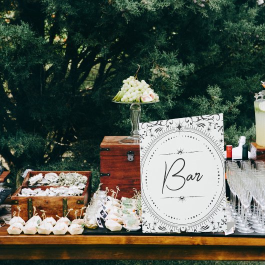 タロットカード |ブライダル結婚ズ | B+Wバー 台座サイン