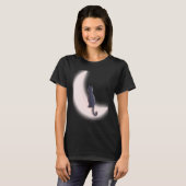 タロットカード 三日月と黒猫 Tシャツ (正面フル)