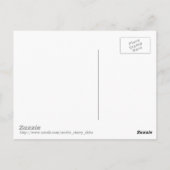 タロットカード、世界、深いブルー ポストカード (裏面)