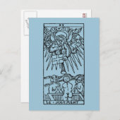 タロットカード：判決 ポストカード (正面/裏面)