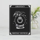 タロットカード 天体 ブライダルシャワー ボヘミアンワンピース インビテーション (スタンド正面)