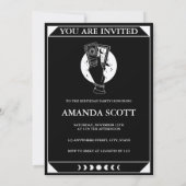 タロットカード 天体 誕生日 インビテーション どんな年齢にも (裏面)