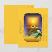 タロットカード - 太陽 ポストカード (正面/裏面)