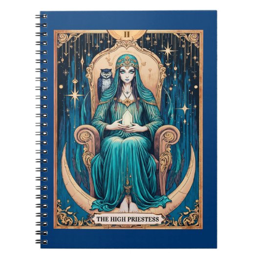 タロットカード、女司祭2 ノートブック (正面)