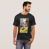 タロットカード 御者 猫 ロボット掃除機 Fu Tシャツ (正面フル)