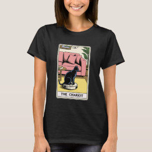タロットカード 御者 猫 ロボット掃除機 Fu Tシャツ