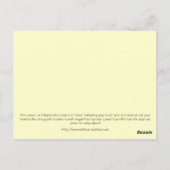 タロットカード – 恋人たち ポストカード (裏面)