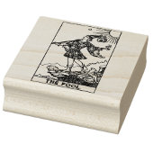 タロットカード:愚か者:パーソナライズされた文字 ラバースタンプ