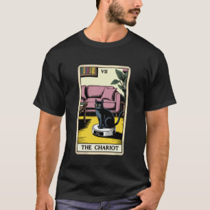 タロットカード「戦車」猫ロボット掃除機 カバー Tシャツ