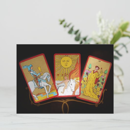 タロットカード 招待状 (スタンド正面)
