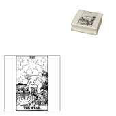 タロットカード:星:パーソナライズされた文字 ラバースタンプ (押印)