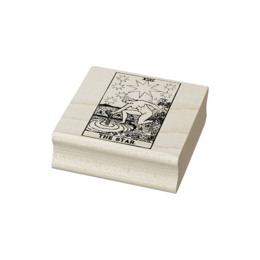 タロットカード:星:パーソナライズされた文字 ラバースタンプ (スタンプ)