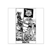 タロットカード：死亡：パーソナライズされた文字 ラバースタンプ (インプリント)