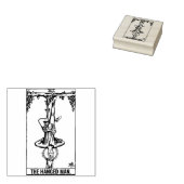 タロットカード:男つる人:パーソナライズされた文字 ラバースタンプ (押印)