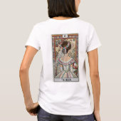 タロットカード「花嫁」の糸あみデザインTシャツ Tシャツ (裏面)