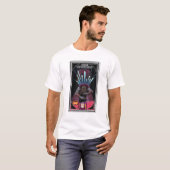 タロットカード – 9剣 – オカルト – Fortune Te Tシャツ (正面フル)
