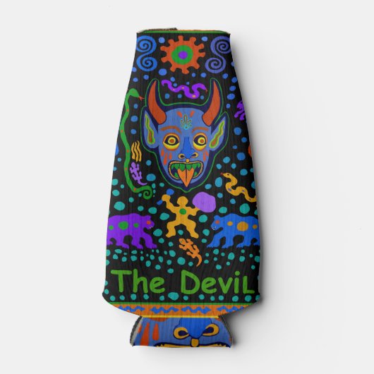 タロットカード – DEVIL -クーラーボックス ボトルクーラー (正面)