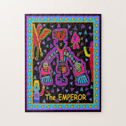 タロットカード – THE EMPEROR ジグソーパズル (縦)