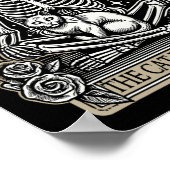 タロットカードEmo Gothic - Occult The Cat Hisperer ポスター (角)