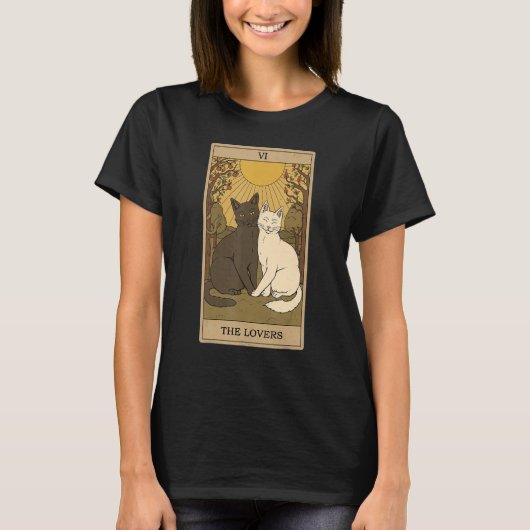 タロットカードThe And Catタロット Tシャツ (正面)