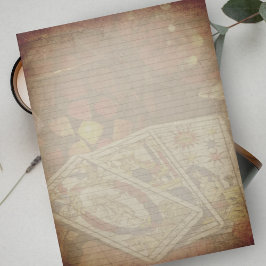 タロットカー素朴ド薄層文具紙 ノートパッド