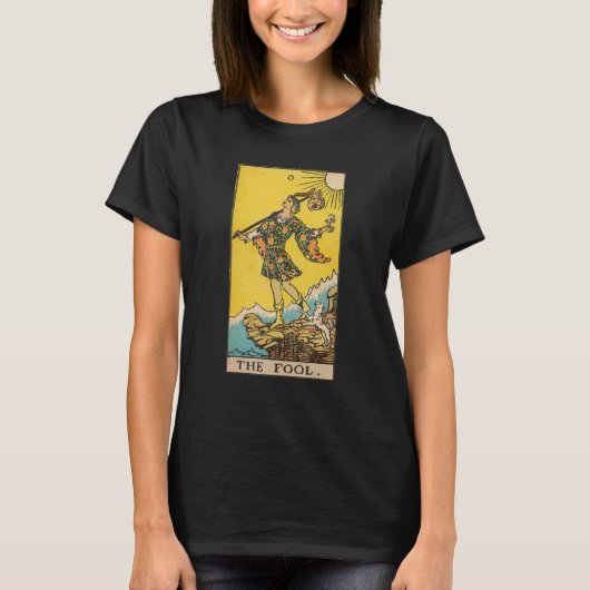 タロットクラシックカードザフール Tシャツ (正面)