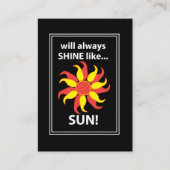 タロットサンミスティックタロット 名刺 (正面)