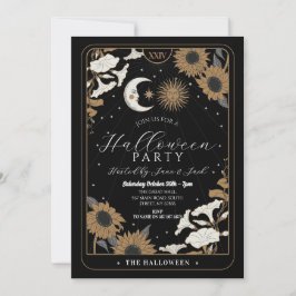 タロットサンムーンアラインハロウィンスピリッツ 招待状