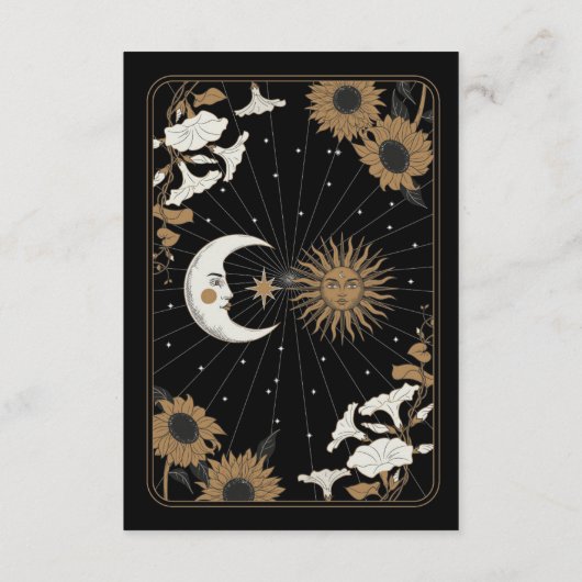 タロットサンムーンアライン宿泊施設ウェディングカード エンクロージャーカード (裏面)