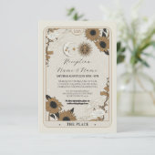 タロットサンムーンアライン披露宴ウェディングカード エンクロージャーカード (スタンド正面)