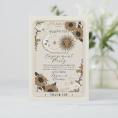 タロットサンムーンサンキューサンサンサンサンキュー結婚婚約ズカード 招待状 (スタンド正面)