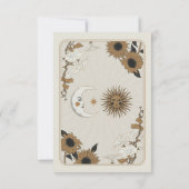 タロットサンムーンサンキューサンサンサンサンキュー結婚婚約ズカード 招待状 (裏面)