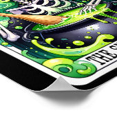 タロットザスターラーコンチックハロウィーンウィッチタロットカード ポスター (角)