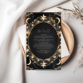 タロットシレ結婚ンズサンムーンスターズ金ゴールド エンクロージャーカード